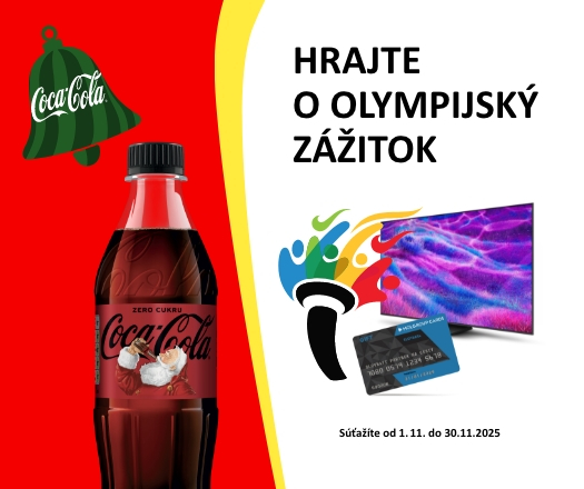 Hraj o zájazd na Olympiádu a ďalšie výhry s produktmi Coca-Cola